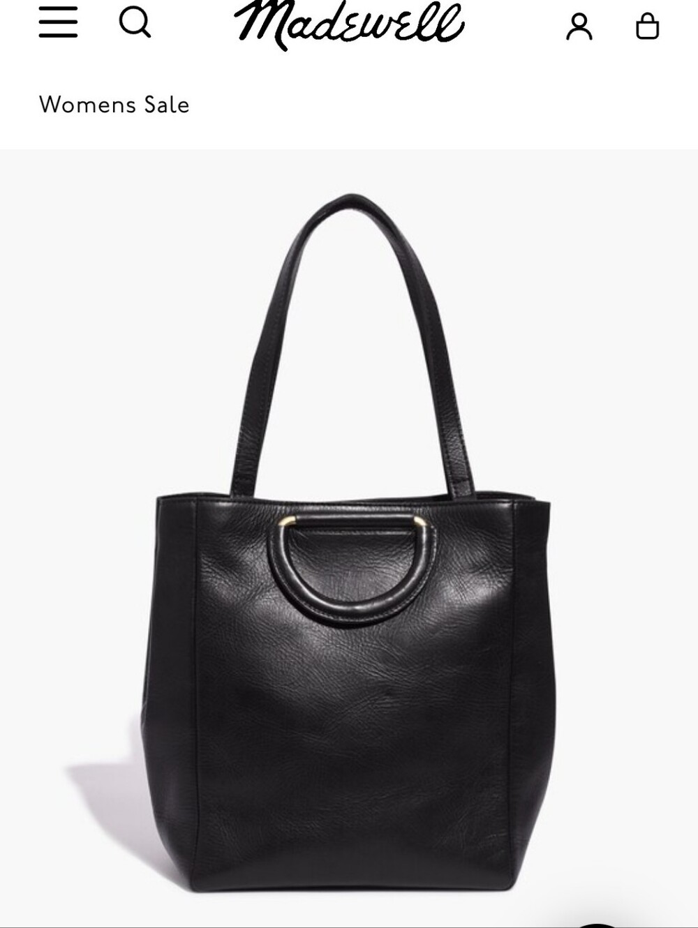 Madewell Black Leather Limited Edition Holland Retired